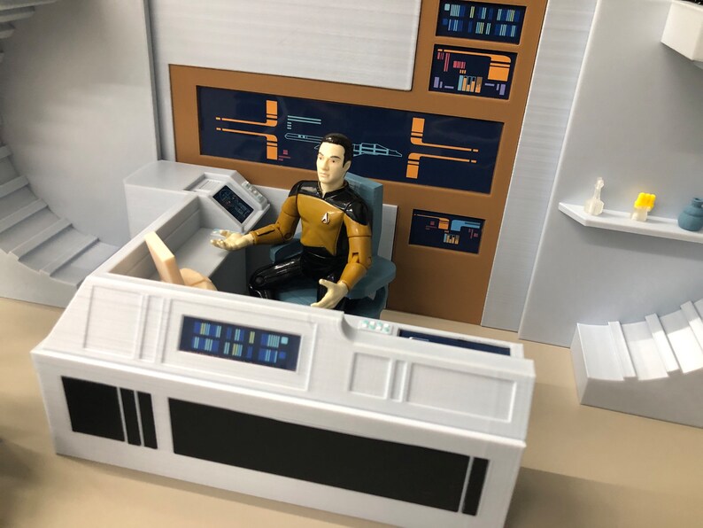 Star Trek TNG DATA'S Quarters Spot Cat Included Limited Etsy