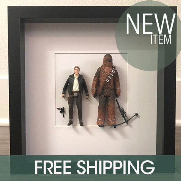 Christmas Sale, Fast Shipping, Studio Decor, Man Cave Decor, Office decoration, Star Wars, Han Solo, Chewbacca, Star Wars Decor,