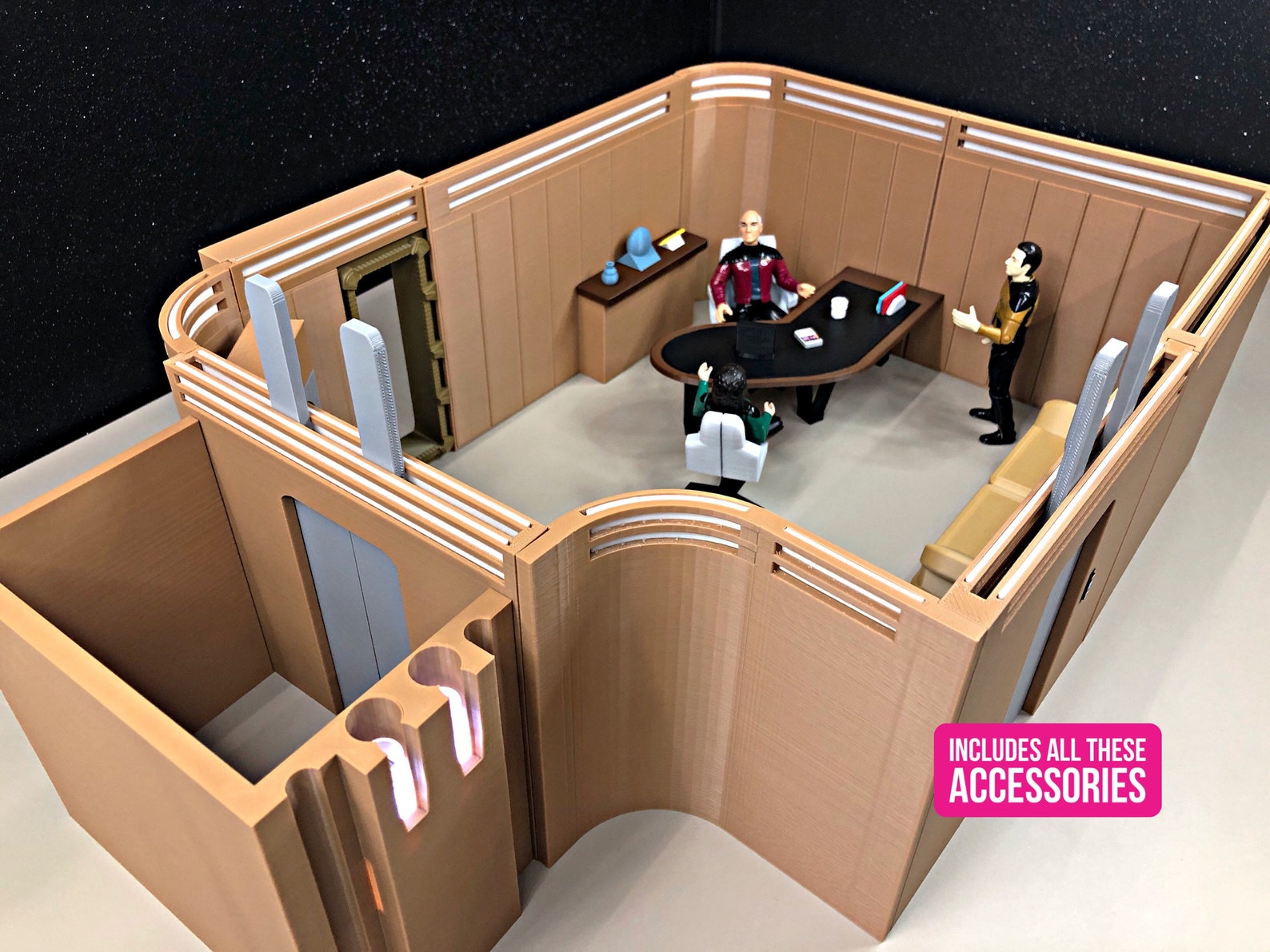 TNG Picard’s Complete Ready Roomby DazbotCustomToys