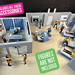 Star Trek TNG Infirmary Playset: 3D Printed Accessories