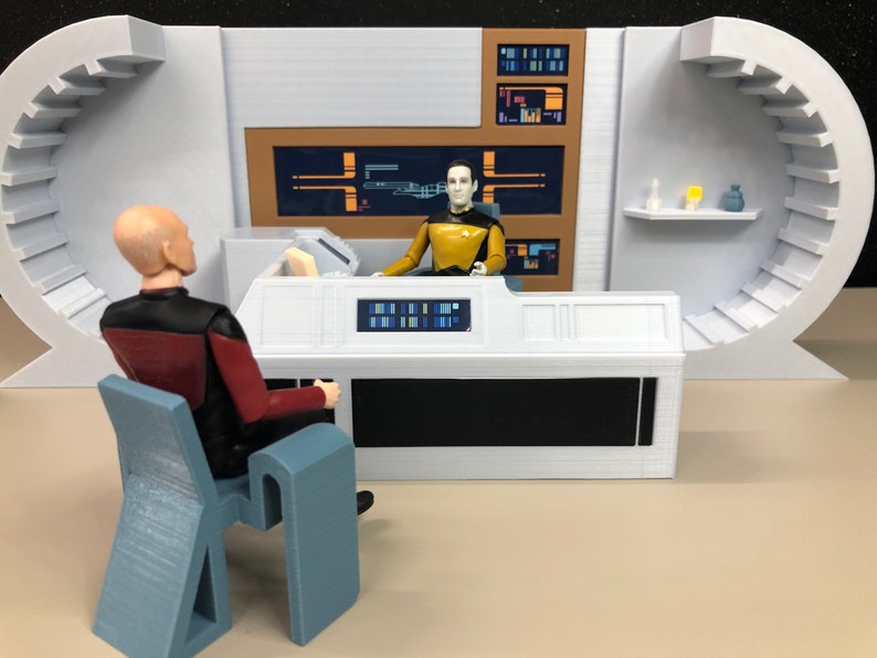 Star Trek TNG DATA'S Quarters Spot Cat Included Limited Etsy