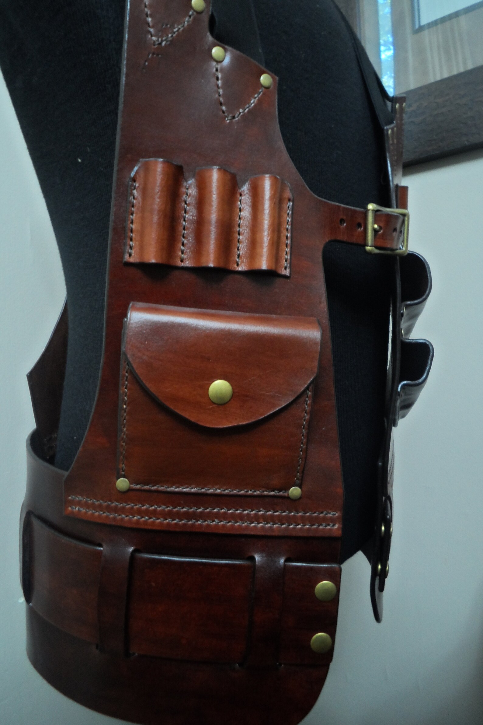 Handmade Leather Tool Vest Leather Tool Belt Etsy UK