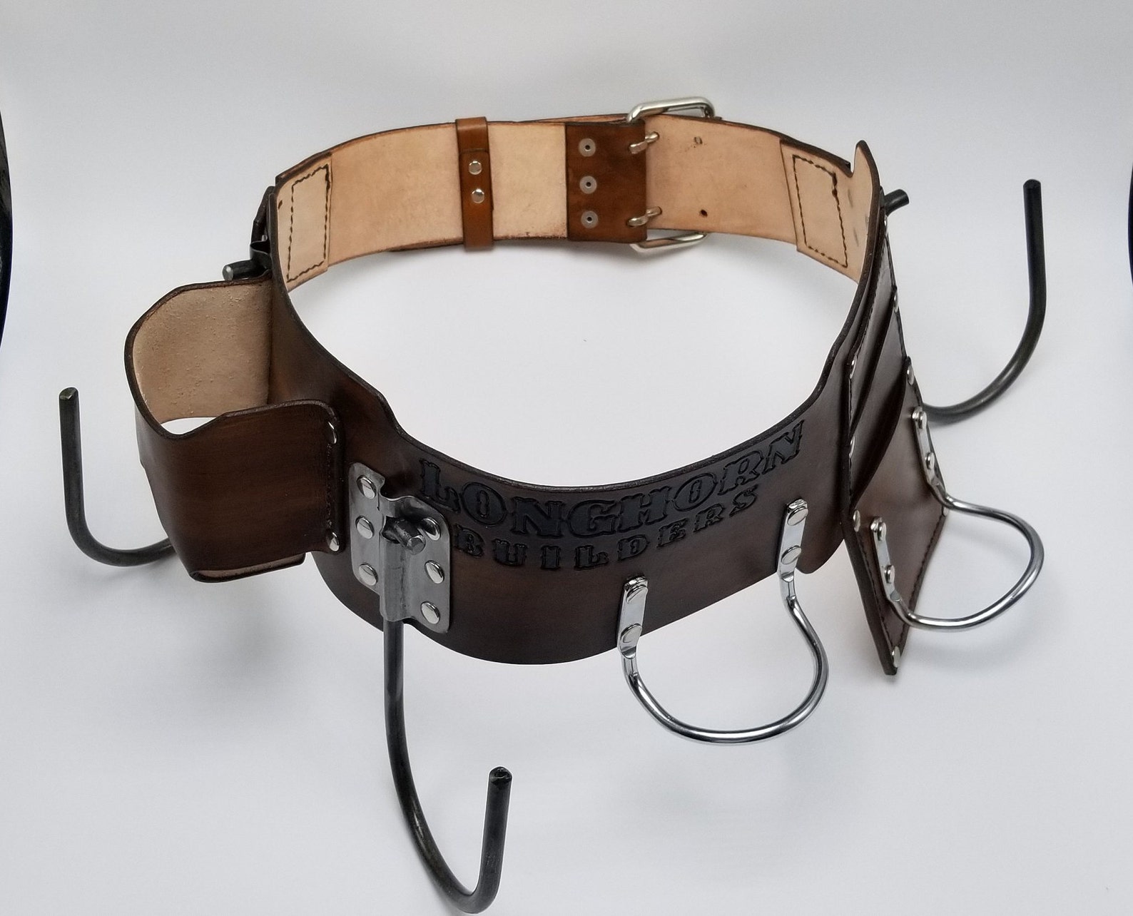 Handmade Leather Concrete Finisher Tool Belt Customized Etsy