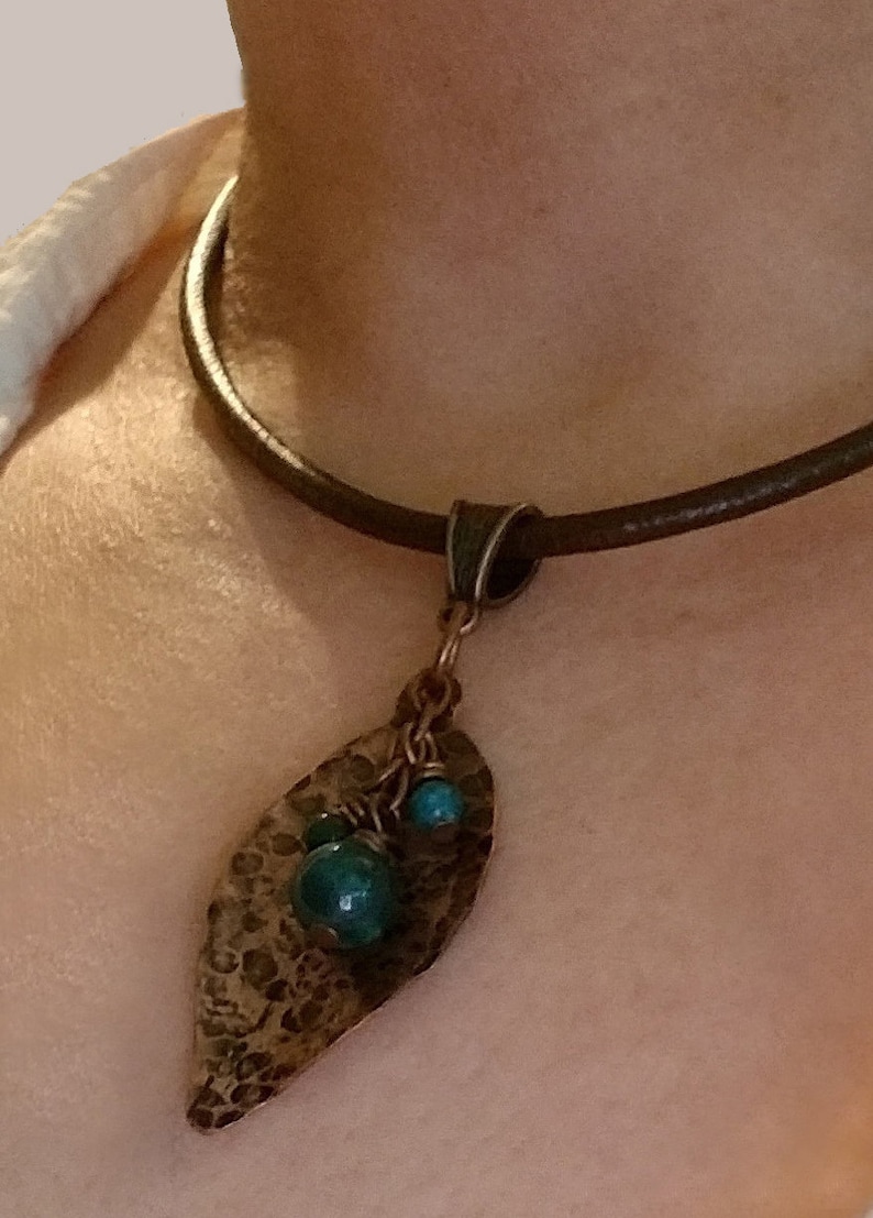 Rustic Bohemian Necklace Boho Chic Necklace Jewelry to Wear Everyday Gift for Wife Layering Necklace Girlfriend Gift Gemstone Necklace