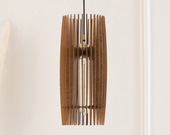 Dezaart Wood Pendant Light | Wood Light Fixture | Ceiling Light Fixture | Wood Pendant Light Modern Chandelier | Wood Chandelier Lighting