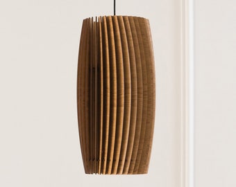 Wood Pendant Light | Ceiling Light Fixture | Dezaart | Mid Century Modern Chandelier | Modern Wood Chandelier | Hanging Lamp | Wood Lighting
