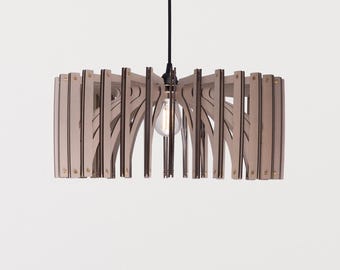 Handmade Oak Wood Pendant Light - Nordic Style Chandelier