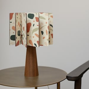 Walnut Wonder: Handcrafted Wooden Table Lamp with Cone Base and Unique Wooden Lampshade, Infusing Timeless Elegance into Your Home