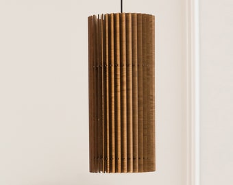 Wood Pendant Light | Ceiling Light Fixture | Hanging Lamp | Mid Century Modern Chandelier | Wood Light Fixture |  Dezaart Wood Chandelier