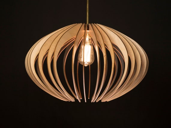 Mid Century Modern Chandelier Wood Pendant Lighting Dezaart Wood