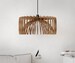 chandelier, pendant light, wood lamp, wood pendant light, wood chandelier, mid century modern, industrial lamp, ceiling light, hanging lamp