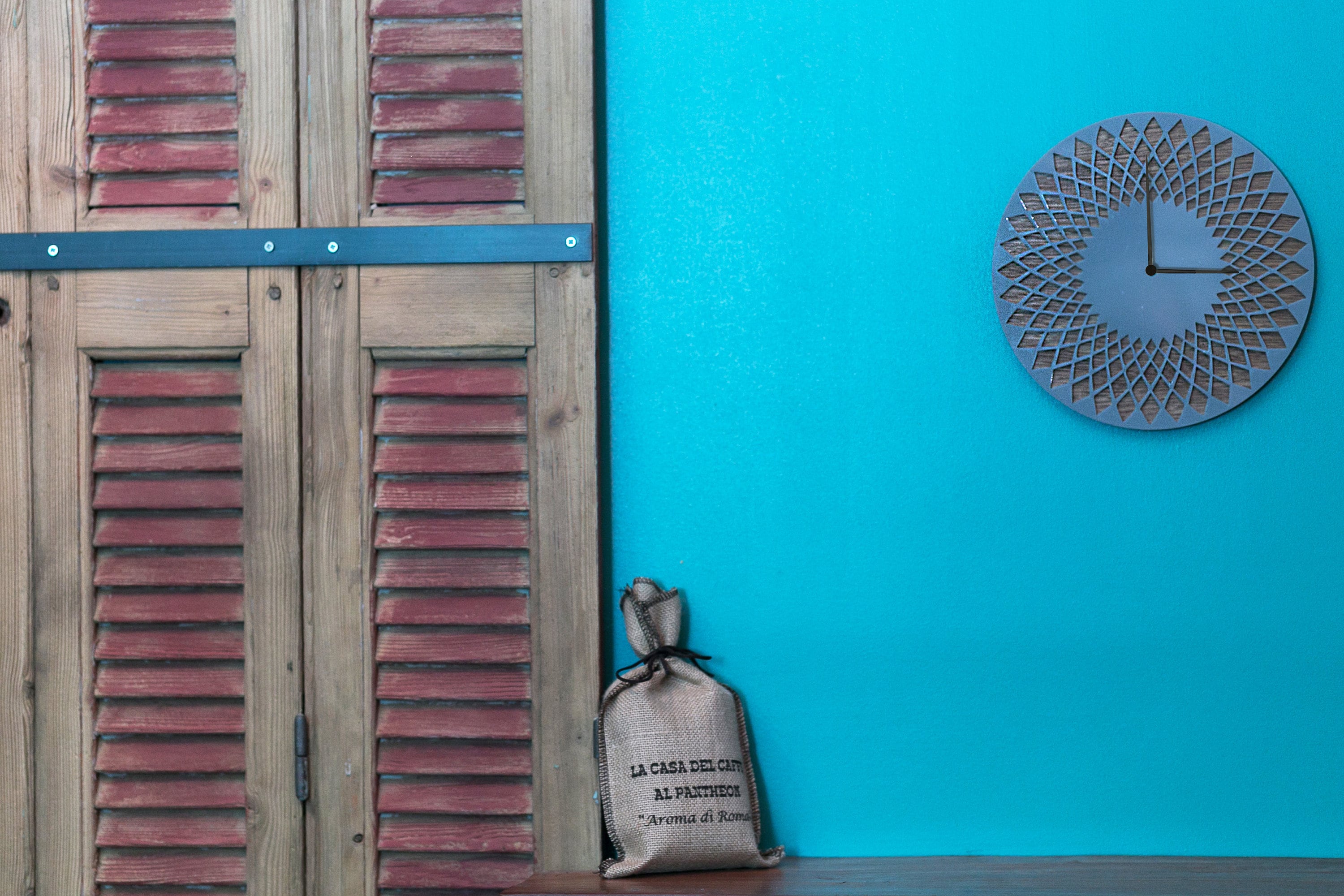 Wall Clock,Wooden Wall clock,Steampunk Wall Clock,Big Oval,Round Clock