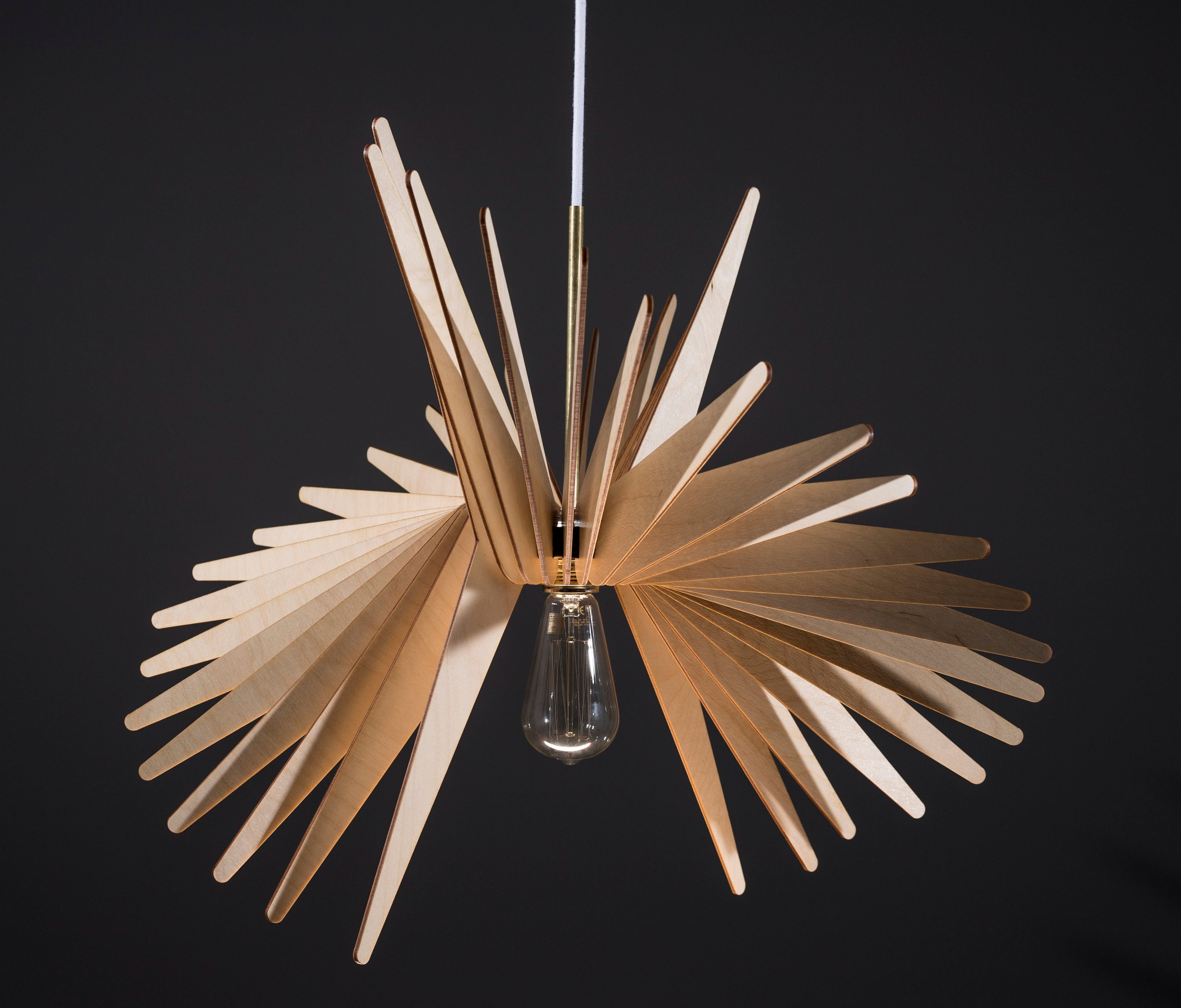 Suspension en Bois | Suspension Lustre Moderne Luminaires Modernes Abat-Jour Dezaart