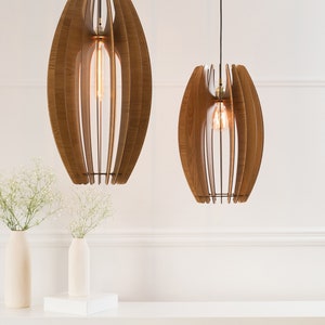 Dezaart Modern Wood Pendant Light image 6