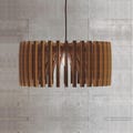 Wood Pendant Light | Mid Century Modern | Handmade Lamp | Ceiling Lamp | Chandelier Lighting | Industrial Lamp | Wood Lampshade | Lamp Shade