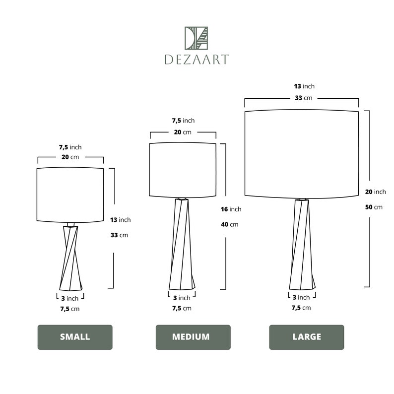 Table Lamp DISTORTION Wood Table Lamp Bedside Lamp Wooden LampWood Base Lamp Decorative LampWood LampWood Lampshade Beech Walnut zdjęcie 7