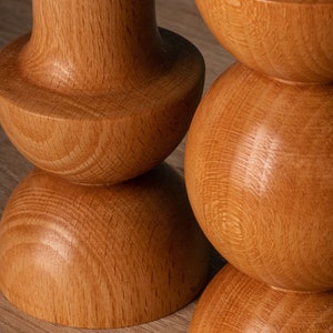 Wood Candle Holder AVACAS image 3