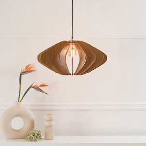 wood pendant light image 2