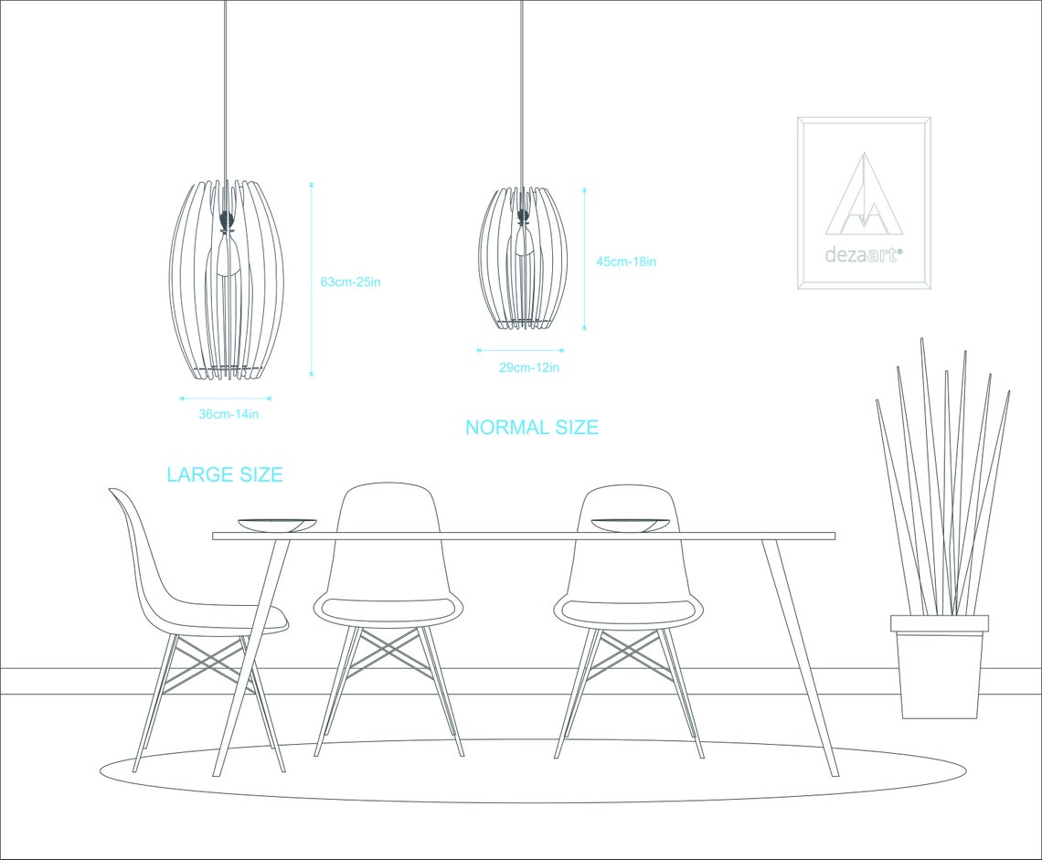 Wood Pendant Light Handmade Ceiling Lamp Shade Hanging Etsy