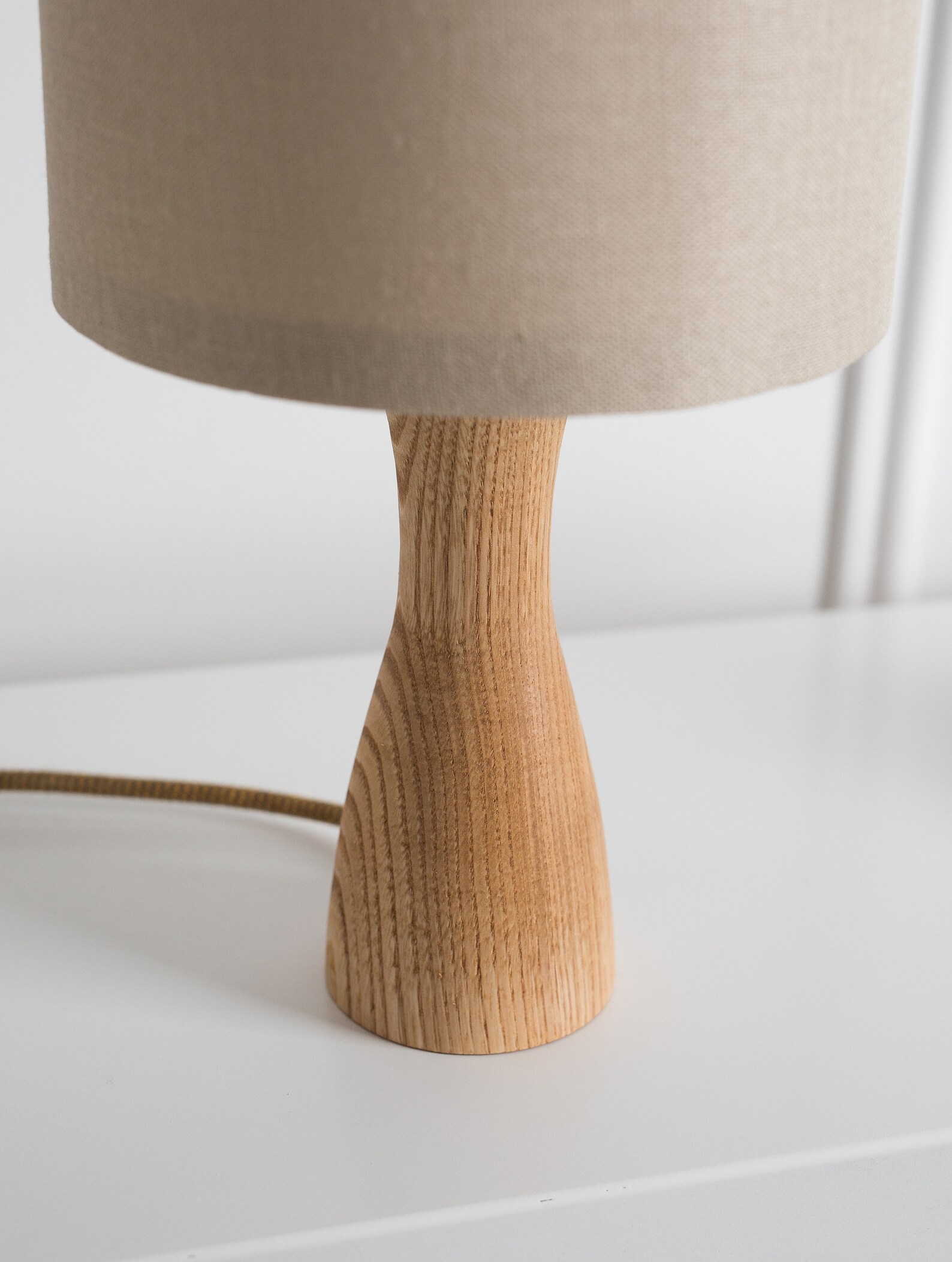 Wood Table Lamp Bedside Lamp Wooden Base Lamp Decorative Etsy