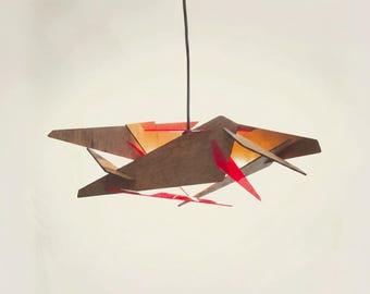 Nordic Wood Pendant Light: Modern Kitchen Island Hanging Lamp