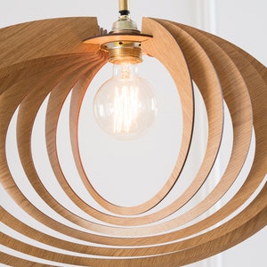 Wood Pendant Light image