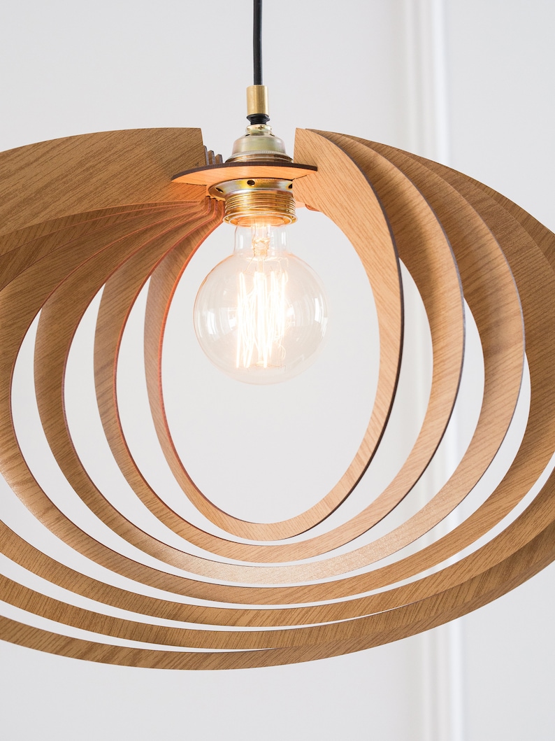 Wood Pendant Light image