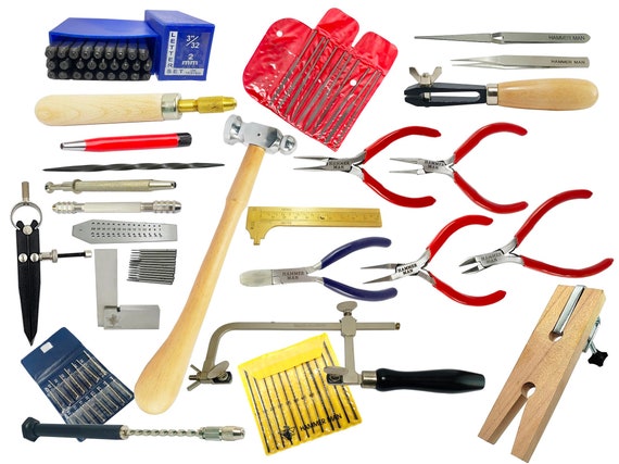 The Loaded Jewellery Tools Kit 25 Tools in 1 Kit Silversmith Tools