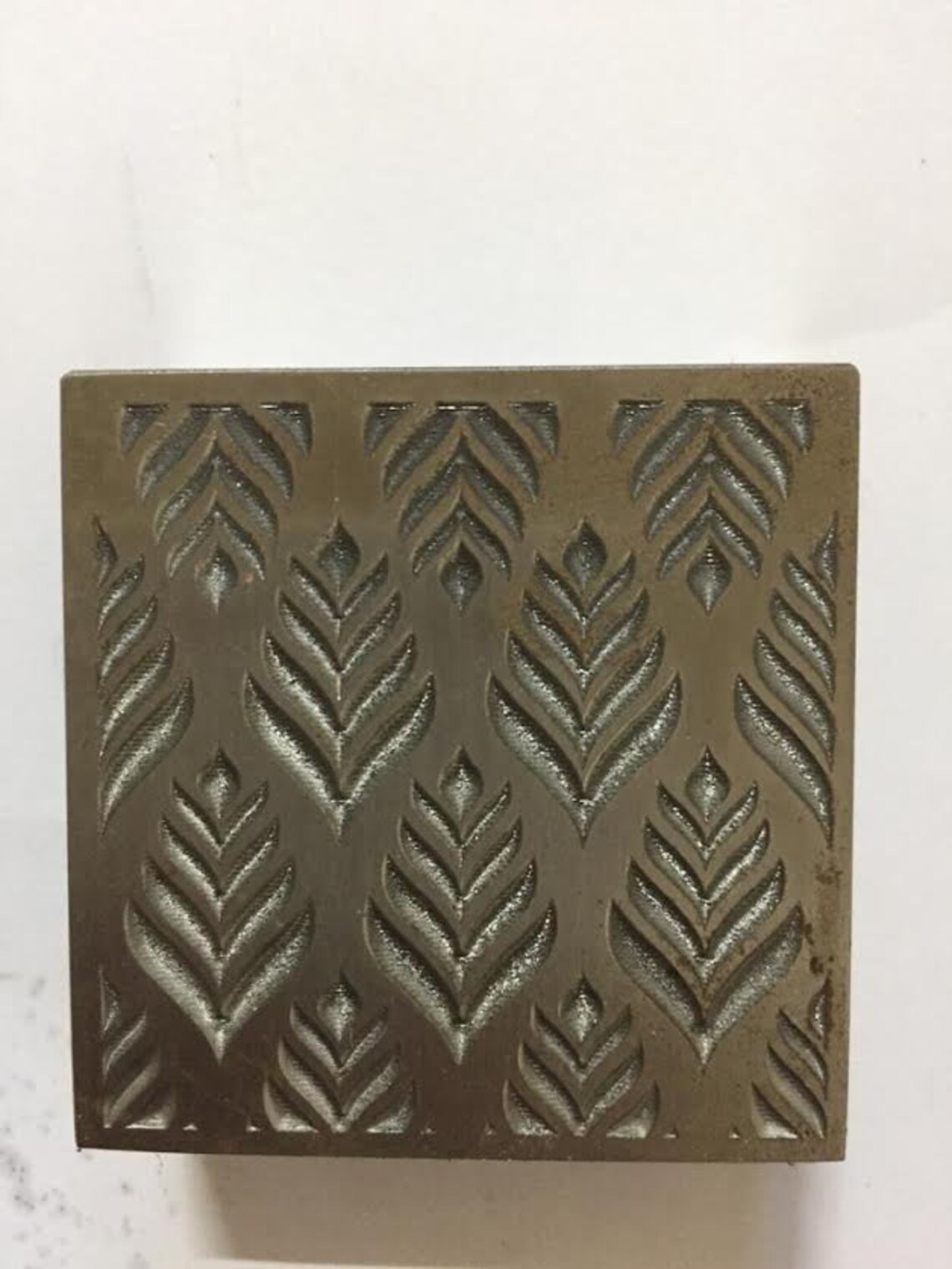 3 Steel Block for Impression Embossing Texture Etsy