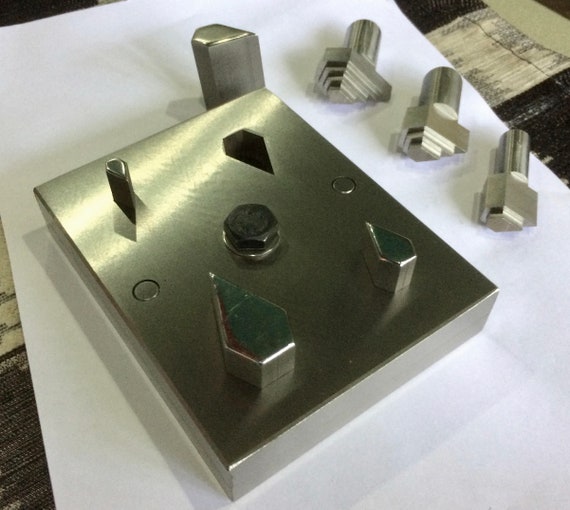 Diamond Disc Cutter With Center Finding Punch Disk Cutter Etsy