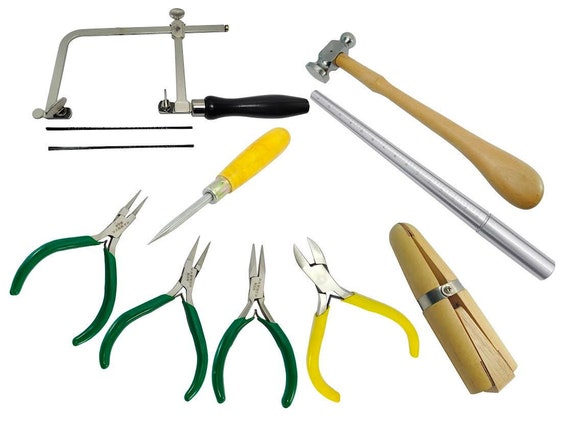 Kit de herramientas de ajuste de piedra / Kit de fabricación de joyas /  Herramientas de joyería esenciales / Kit de alicates / Conjunto de