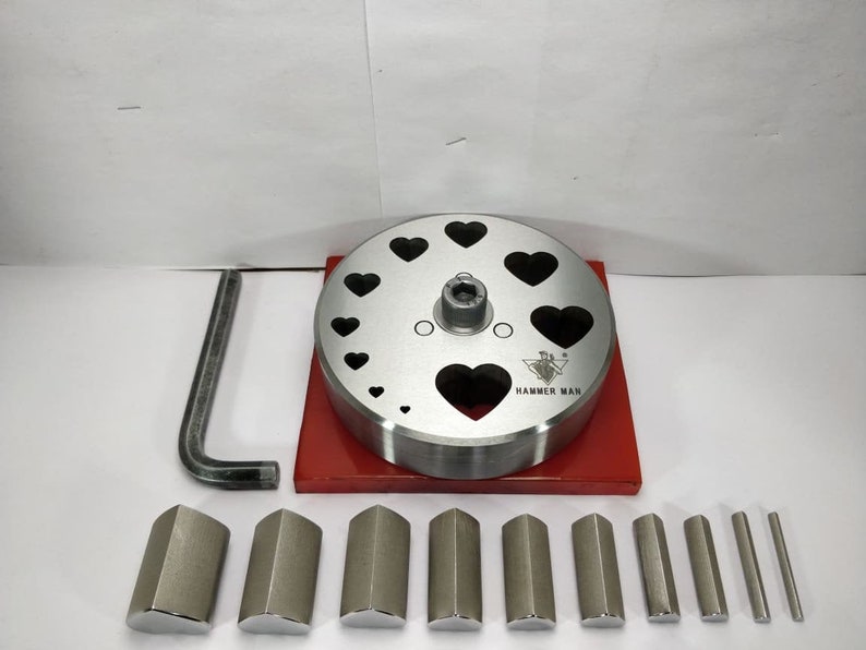 Heart Disc Cutter Set of 10 4mm to 31mm Disk Cutter Etsy