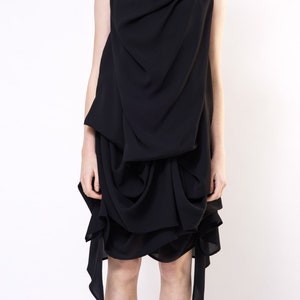Silk dress / Christmas Dress / Black dress /Evening dress / Formal dress / Cocktail dress / Party dress / Evening gown