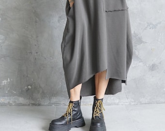 Vestido Moletom Cinza | Vestido Jersey Cinza | Vestido casual de verão | Vestido Maxi em Jersey | Moletom Longo | Vestido suéter cinza