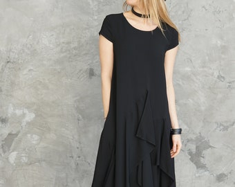 Black dress / Black lolita dress / Black Evening dress / Cocktail dress / Midi dress / Party dress /Babydoll dress / Mini dress