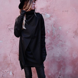 Stylish wool jacket / Cardigan coat / Wool jacket / Wool autumn coat / Poncho jacket / Trendy jacket / Warm jacket / Designer clothes