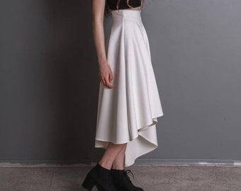 Wedding skirt / Bridal skirt / Bridal separates / Skirt / Midi skirt / Maxi skirt / White skirt / Wedding gown / Asymmetrical skirt