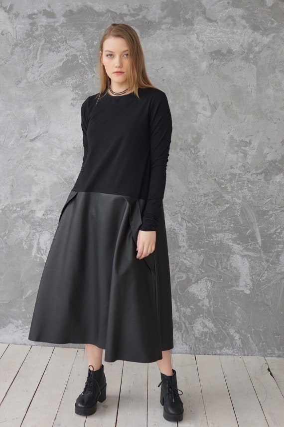 Black formal midi dress hot sale