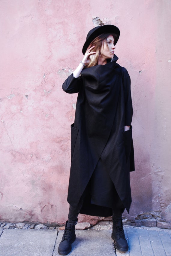 Black longline waistcoat womens best sale