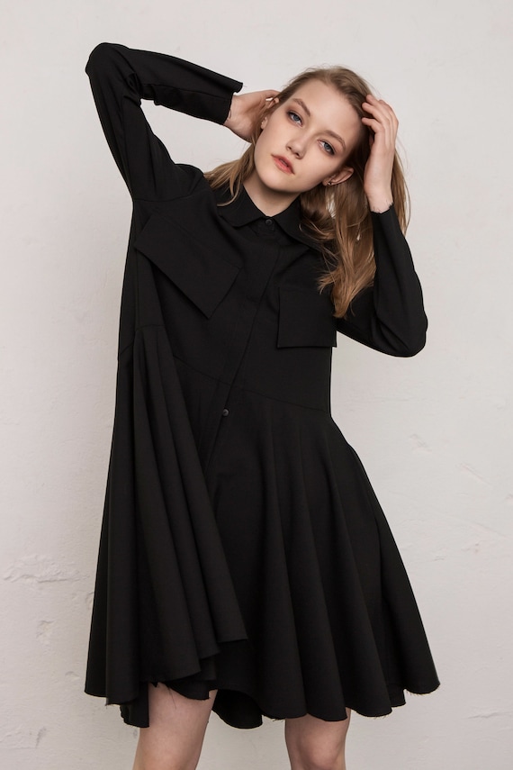 Formal Dress / Dress / Black Dress / Shirt Dress / Lolita Dress / Mini Dress / Gift for Her / Goth / Party Dress /babydoll Dress / - Etsy Formal Dress / Dress / Black Dress / Shirt Dress / Lolita Dress / Mini Dress / Gift for Her / Goth / Party Dress /babydoll Dress / - Etsy