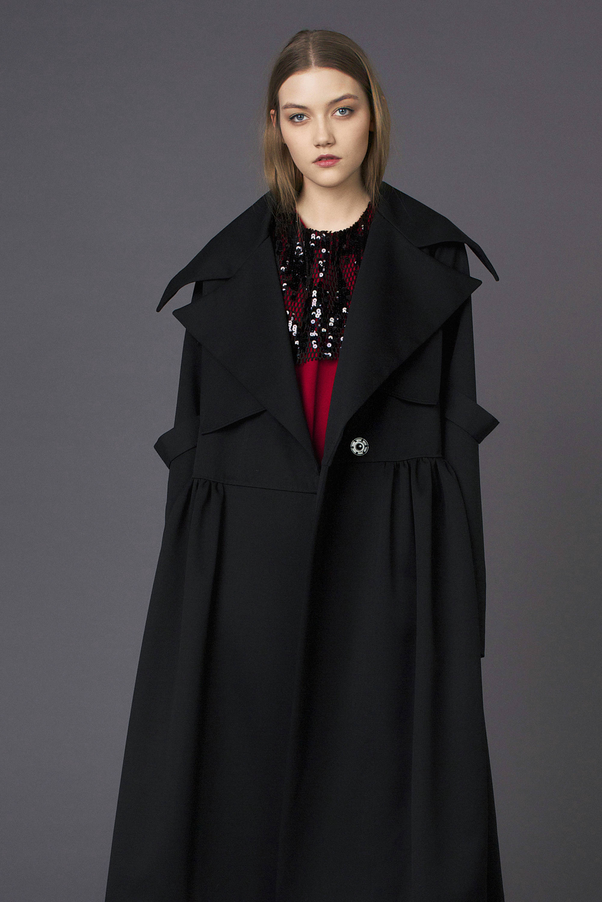Trench coat / Coat women / Long coat /  Jacket / Minimalist / Oversized coat / Asymmetrical coat / Elegant coat /Wool coat / Plus size