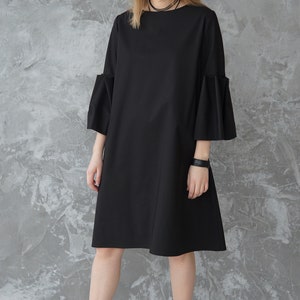 Little Black Dress Formal Dress Black Minimalist Dress - Etsy