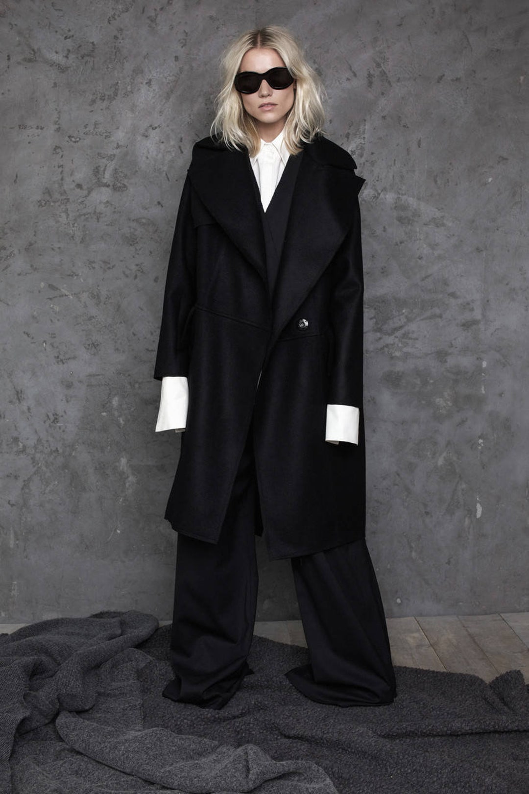 Wool Coat /coat Women /trench Coat / Long Coat / Wool Fabric