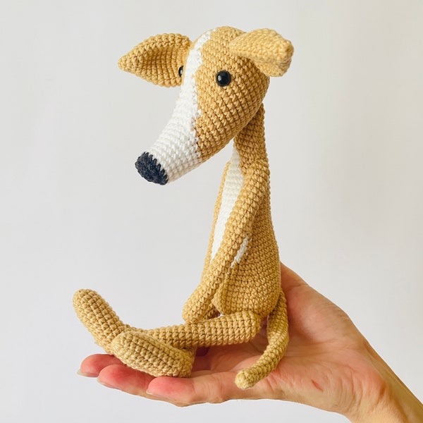 Greyhound, Whippet, Italian Greyhound dog, stuffed dog
