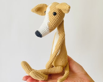 Greyhound, Whippet, Italian Greyhound dog, stuffed dog