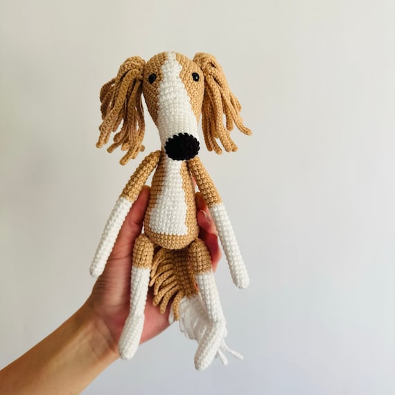 サルーキのぬいぐるみ、サルーキの飾り、犬のぬいぐるみ - 犬