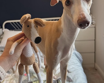 Personalized Greyhound Plush, Custom Whippet Toy, Italian Greyhound Stuffed Dog, Dog Lover Keepsake