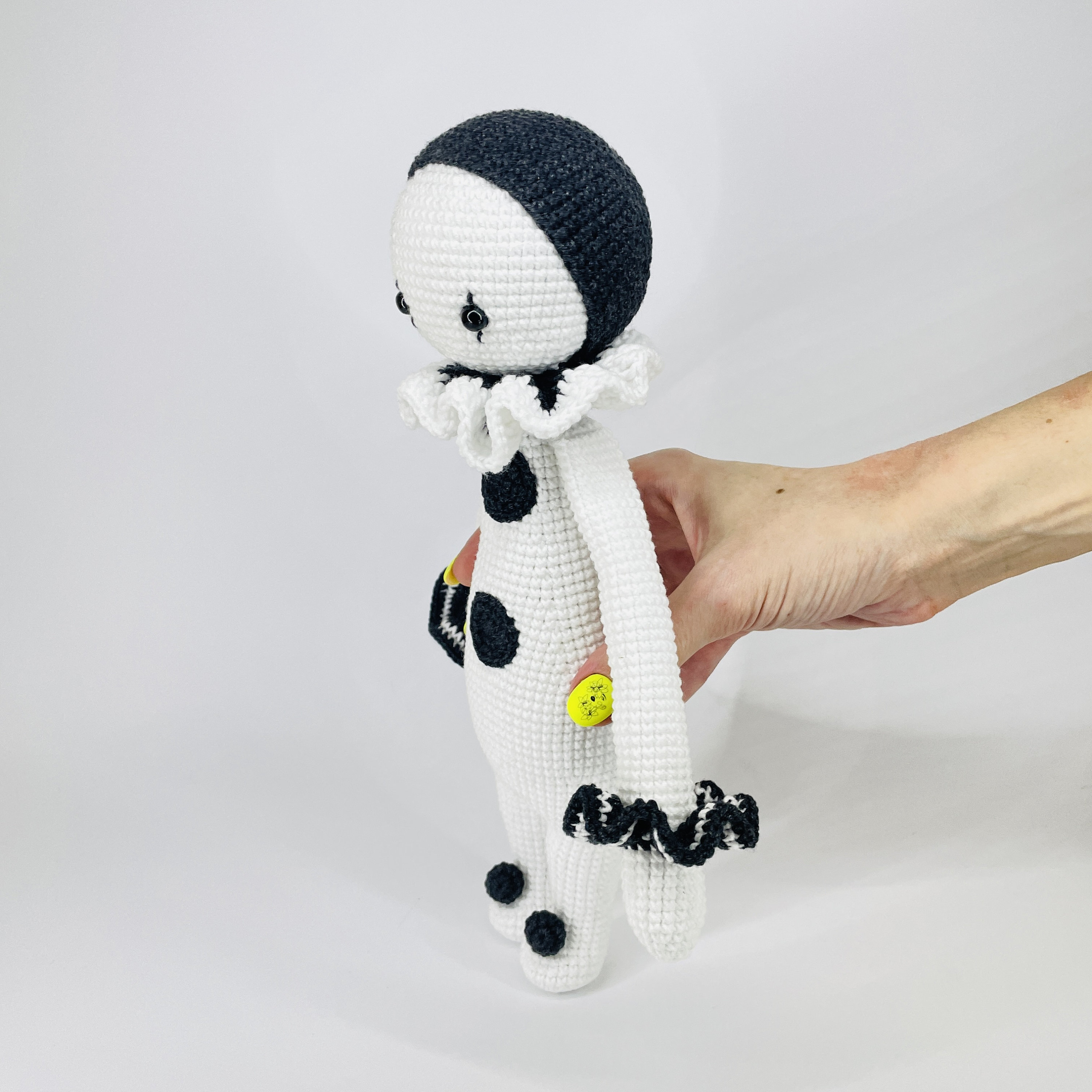 ピエロ人形：かぎ針編みのピエロのおもちゃ、ハロウィンギフト、11