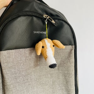 Greyhound keychains, Italian Greyhound, Whippet, personalized keychains, keychains for women, gifts for dog lovers image 2