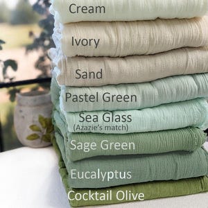 Rustic Gauze Table Runner, Wedding Table Centerpiece, Arch & Beach Wedding decor, Rustic wedding runner, Photo back drop, Azazie's match